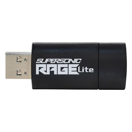 Εικόνα της Patriot Supersonic Rage Lite USB-A 3.2 128 GB Black/Blue PEF128GRLB32U