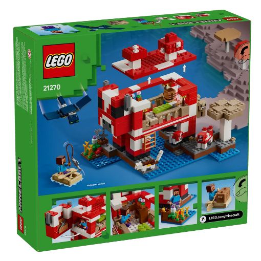 Εικόνα της LEGO Minecraft: The Mooshroom House 21270