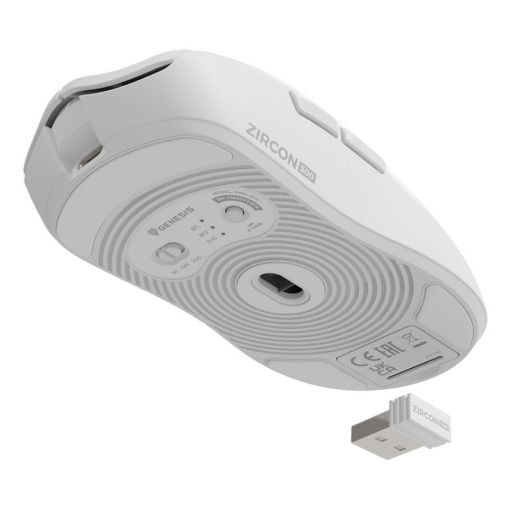 Εικόνα της Ποντίκι Genesis Zircon 500 Wireless White NMG-2114