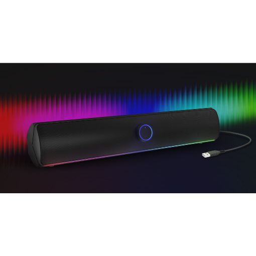 Εικόνα της Gaming Soundbar Genesis Helium 312BT RGB Bluetooth 10W Black NCS-2185