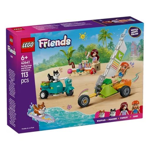 Εικόνα της LEGO Friends: Surfing Dogs and Scooter Adventure 42641