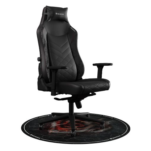 Εικόνα της Gaming Protective Floor Mat Genesis Tellur 400 Round Lava NDG-2064