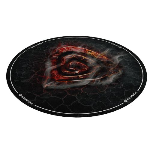 Εικόνα της Gaming Protective Floor Mat Genesis Tellur 400 Round Lava NDG-2064