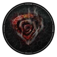 Εικόνα της Gaming Protective Floor Mat Genesis Tellur 400 Round Lava NDG-2064