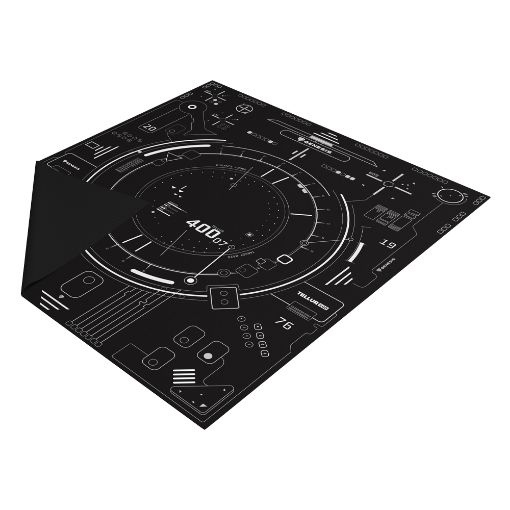 Εικόνα της Gaming Protective Floor Mat Genesis Tellur 400 Square HUD NDG-2065