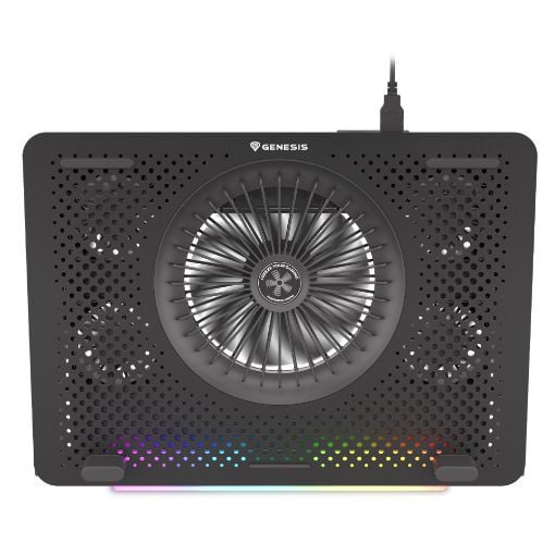 Εικόνα της Cooling Pad Genesis Oxid 450 15.6"με 5 Ανεμιστήρες & RGB Φωτισμό NHG-1678
