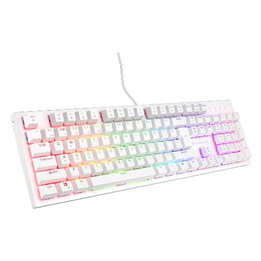 Εικόνα της Πληκτρολόγιο Genesis Thor 303 Full RGB Hot-Swappable Peach Silent Switches (US) White NKG-1879