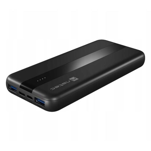 Εικόνα της Power Bank Natec Trevi Slim Q 10000mAh 20W Black NPB-2294