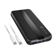 Εικόνα της Power Bank Natec Trevi Slim Q 10000mAh 20W Black NPB-2294