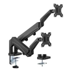 Εικόνα της Dual Monitor Arm Brateck Counterbalance 17-32" Black LDT56-C024
