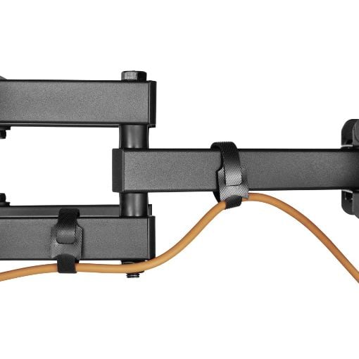 Εικόνα της Επιτοίχια Βάση Τηλεόρασης Powertech Full Motion 37-80" Black PT-1130
