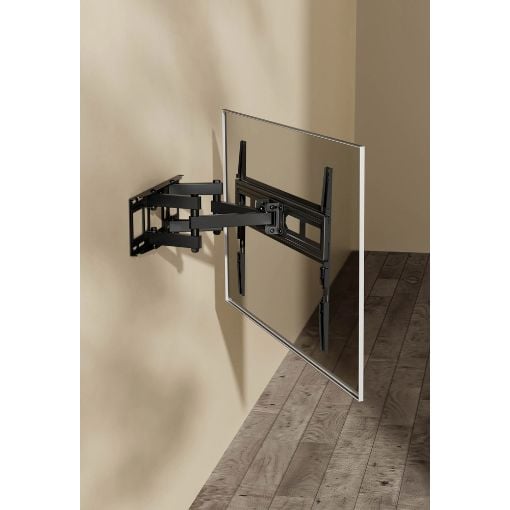 Εικόνα της Επιτοίχια Βάση Τηλεόρασης Powertech Full Motion 37-80" Black PT-1130