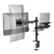 Εικόνα της Monitor Arm Brateck με Θέση για Laptop 17-32" Black LDT66-C024ML