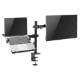 Εικόνα της Monitor Arm Brateck με Θέση για Laptop 17-32" Black LDT66-C024ML