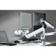 Εικόνα της Laptop Holder Brateck έως 17.3" για Monitor Arms VESA 75x75 Matte Silver NBH-6E