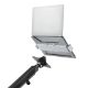 Εικόνα της Laptop Holder Brateck έως 17.3" για Monitor Arms VESA 75x75 Matte Silver NBH-6E
