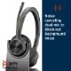 Εικόνα της Headset Poly Voyager 4320-M Bluetooth Microsoft Teams Certified USB-C + BT700 Dongle + Charging Stand 77Z32AA