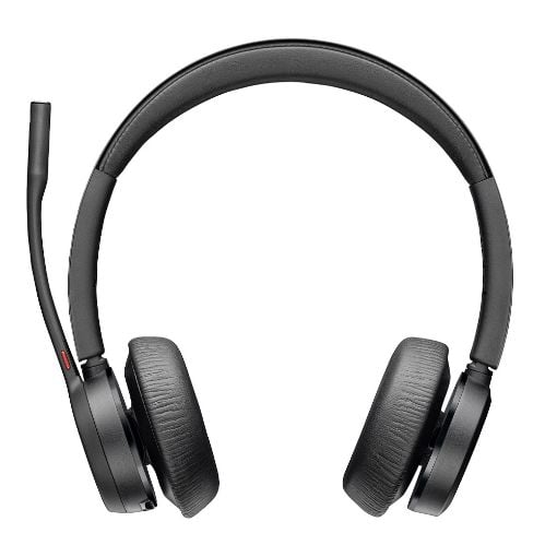 Εικόνα της Headset Poly Voyager 4320-M Bluetooth Microsoft Teams Certified USB-C + BT700 Dongle + Charging Stand 77Z32AA