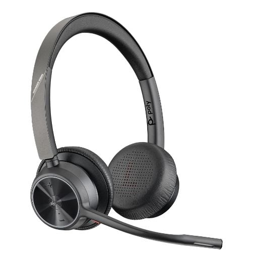 Εικόνα της Headset Poly Voyager 4320-M Bluetooth Microsoft Teams Certified USB-C + BT700 Dongle + Charging Stand 77Z32AA