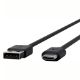 Εικόνα της Καλώδιο Poly USB-A to USB-C 5m Black 875H6AA