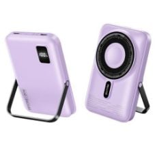 Εικόνα της Power Bank WK 10000mAh Magnetic Wireless Charging & USB-C PD 20W Purple WP-17