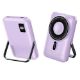 Εικόνα της Power Bank WK 10000mAh Magnetic Wireless Charging & USB-C PD 20W Purple WP-17
