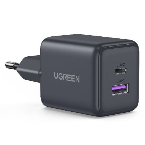 Εικόνα της Φορτιστής Ugreen X516 USB-A & USB-C PD GaN 30W Grey 55539