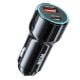 Εικόνα της Φορτιστής Αυτοκινήτου WK USB-A/USB-C PD/QC 63W Black WP-C49