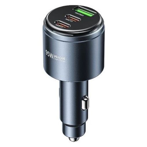 Εικόνα της Φορτιστής Αυτοκινήτου WK Dual USB-C & USB-A PD 95W Blue WP-C58