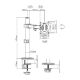 Εικόνα της Monitor Arm Brateck 17-32" Black LDT66-C011