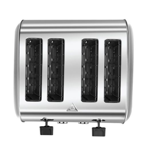 Εικόνα της Φρυγανιέρα Primo 4 Θέσεων 1900W Inox PRST-40454