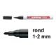 Εικόνα της Μαρκαδόρος Λαδιού Edding 751 1 - 2 mm Black 4-751001
