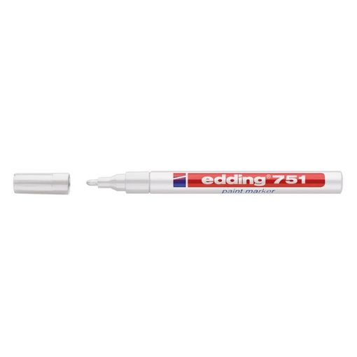Εικόνα της Μαρκαδόρος Λαδιού Edding 751 1 - 2 mm White 4-751049