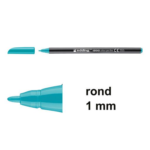 Εικόνα της Μαρκαδόρος Σχεδίου Edding 1200 1 mm Turquoise 4-1200014