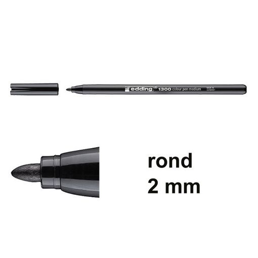 Εικόνα της Μαρκαδόρος Σχεδίου Edding 1300 2 mm Black 4-1300001