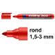 Εικόνα της Μαρκαδόρος Ανεξίτηλος Edding 300 1,5 - 3 mm Red 4-300002