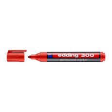 Εικόνα της Μαρκαδόρος Ανεξίτηλος Edding 300 1,5 - 3 mm Red 4-300002