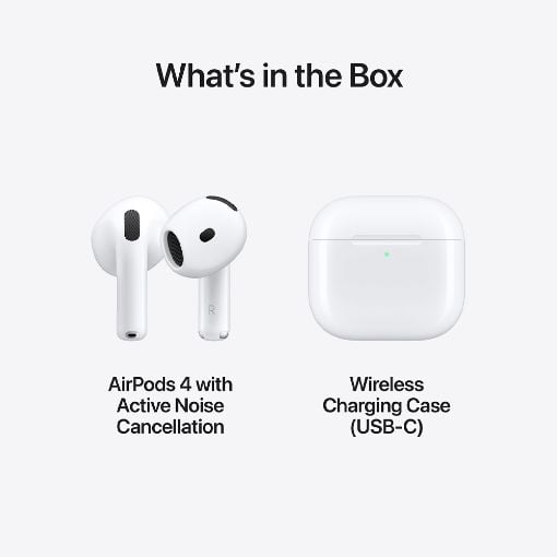 Εικόνα της Apple AirPods 4 with Active Noise Cancellation MXP93ZM/A