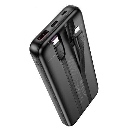 Εικόνα της Power Bank Lamtech Ultra-Thin 10000mAh 22.5W USB-C & Lightning Black LAM114536