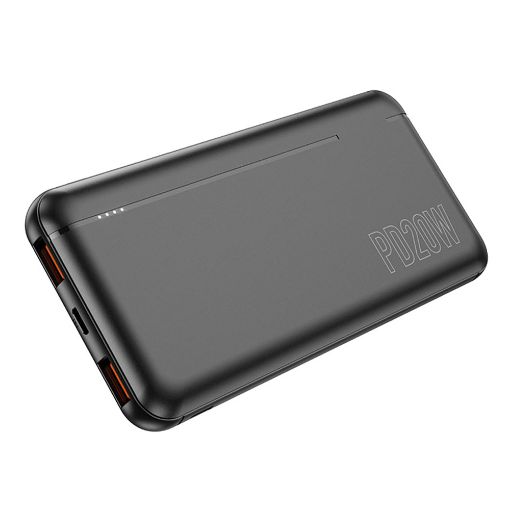 Εικόνα της Power Bank Lamtech 10000mAh 2x USB-A & USB-C Black LAM112891