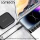 Εικόνα της Lamtech All-In-One Charging & Data Cable with Storage Cage Black LAM113744