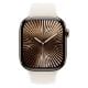 Εικόνα της Λουράκι Σιλικόνης Apple Sport Band 46mm S/M Starlight MXM63ZM/A