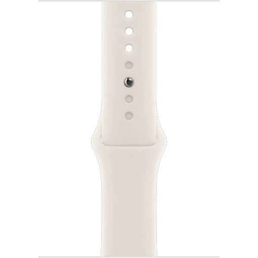 Εικόνα της Λουράκι Σιλικόνης Apple Sport Band 46mm S/M Starlight MXM63ZM/A