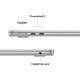 Εικόνα της Apple MacBook Air 13.6" Apple M4 16GB 256GB SSD 8-Core GPU Silver MW0W3GR/A