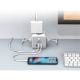 Εικόνα της Πολύπριζο Tessan Cube 3 Θέσεων με 2x USB-A & 1x USB-C TS-301-C