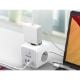Εικόνα της Πολύπριζο Tessan Cube 3 Θέσεων με 2x USB-A & 1x USB-C TS-301-C