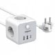 Εικόνα της Πολύπριζο Tessan Cube 3 Θέσεων με 2x USB-A & 1x USB-C TS-301-C
