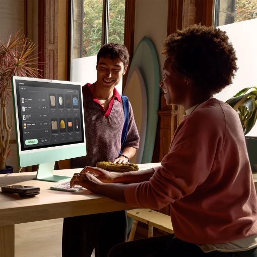 Εικόνα της Apple iMac 23.5" 2024 4.5K Apple M4 16GB 256GB SSD 8-Core GPU MacOS Silver MWUC3GR/A