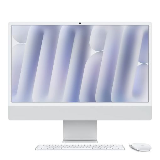 Εικόνα της Apple iMac 23.5" 2024 4.5K Apple M4 16GB 256GB SSD 8-Core GPU MacOS Silver MWUC3GR/A