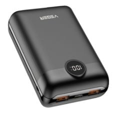 Εικόνα της Power Bank Veger S20 20000mAh Dual USB-A & USB-C PD/QC3 20W Black W2053